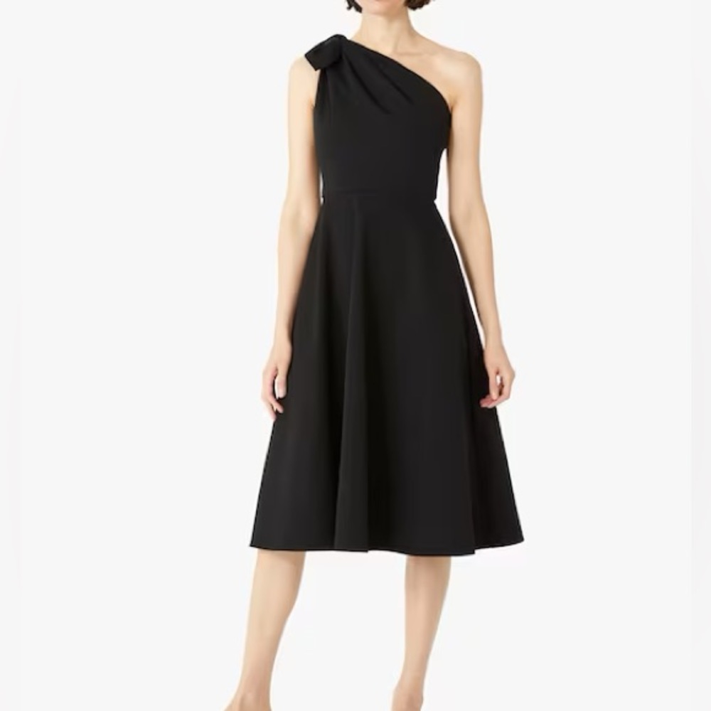 Twill One Shoulder Dress - Kate Spade